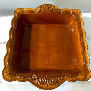 Celebrating Home Venetian Brown dish retired